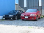 水色の家と２台のプリメーラ・・・